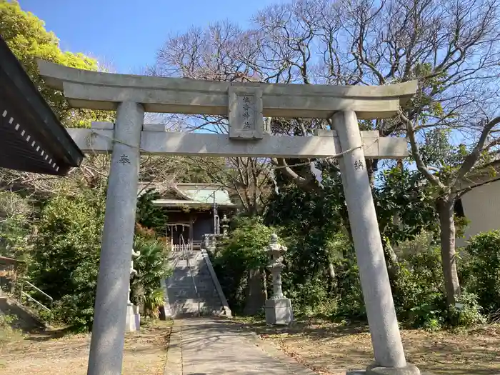 久里浜住吉神社の鳥居