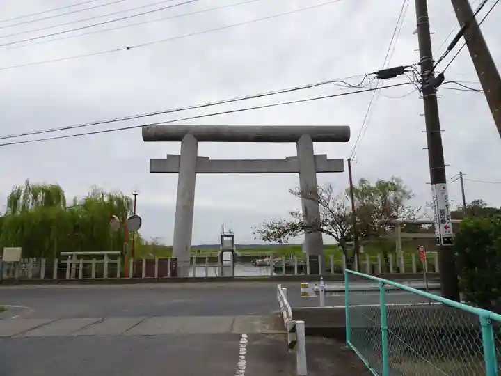 息栖神社の鳥居