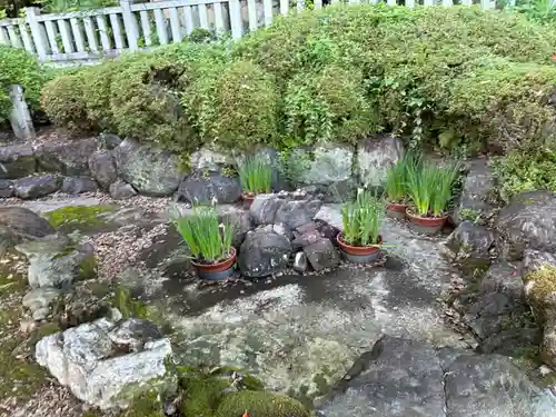 堤治神社の庭園