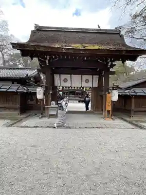 河合神社(鴨川合坐小社宅神社)の山門・神門
