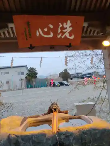 志賀理和氣神社の手水