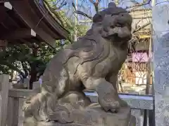 牛天神北野神社の狛犬