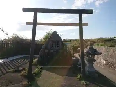 船頭の祠の鳥居