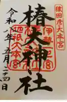 椿大神社の御朱印