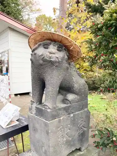 江部乙神社の狛犬