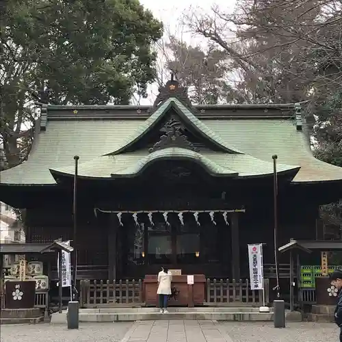 谷保天満宮の本殿・本堂