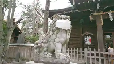 お三の宮日枝神社の狛犬