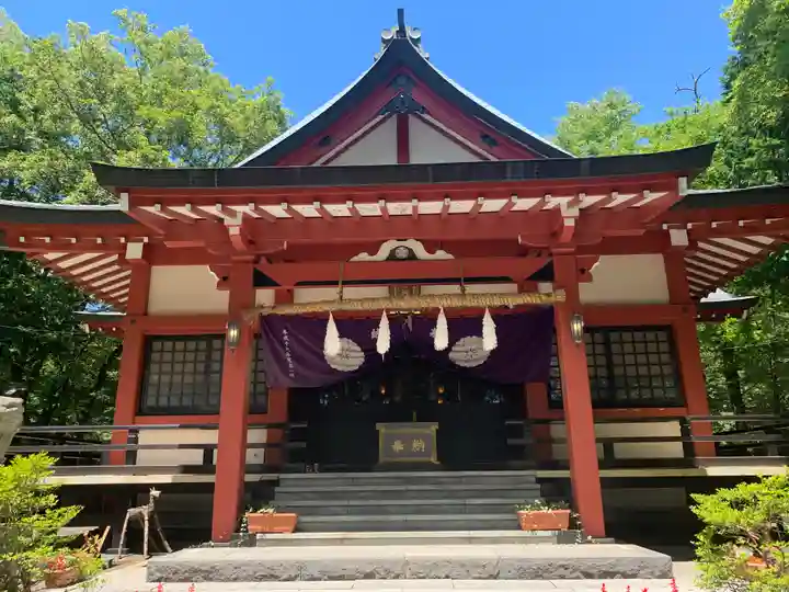 山中浅間神社の本殿・本堂