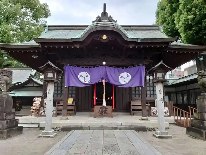 久留米宗社 日吉神社の本殿・本堂