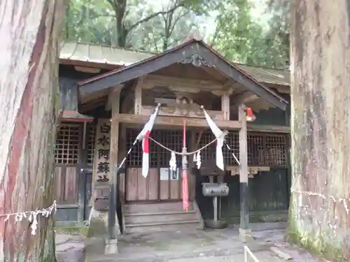 白水阿蘇神社の本殿・本堂