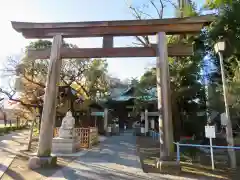 荏原神社の鳥居