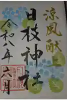 日枝神社の御朱印