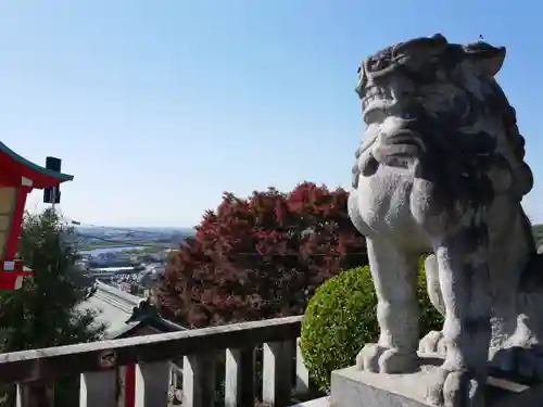 足利織姫神社の狛犬