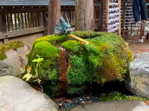 諏訪大社の手水舎