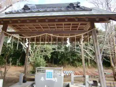 鎌数伊勢大神宮の手水舎