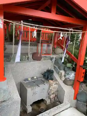荒熊神社の手水舎