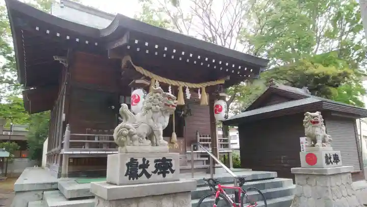 日枝神社(相之川)の狛犬
