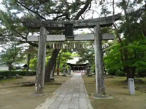 篠山神社の鳥居