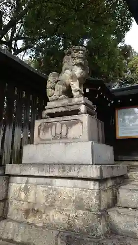 離宮八幡宮の狛犬