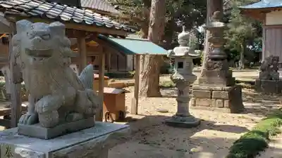 武射神社の狛犬