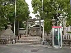 白山社の鳥居