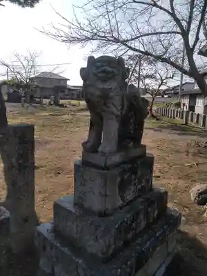 猫石貴船神社の狛犬