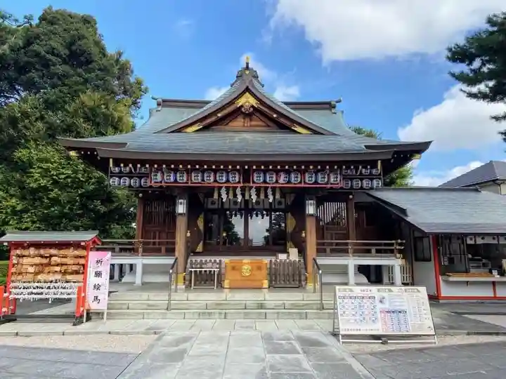 中野沼袋氷川神社の本殿・本堂