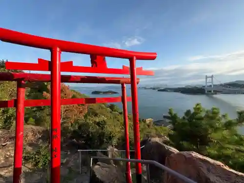 穴場稲荷の鳥居