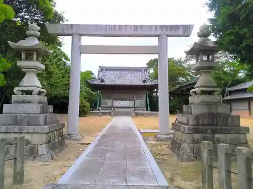 神明社（横松神明社）の鳥居