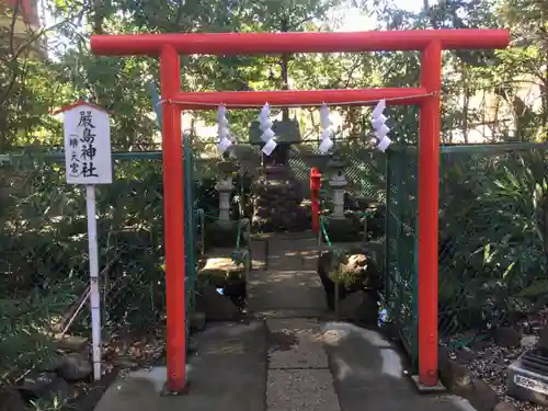 赤堤六所神社の鳥居