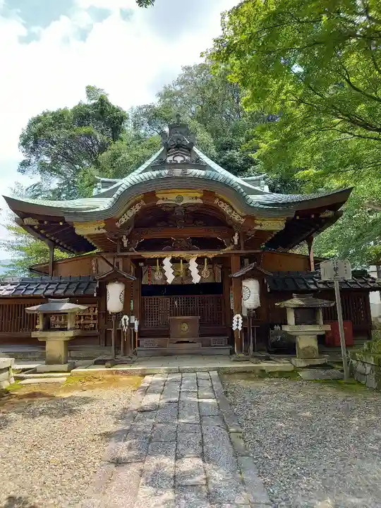 粟田神社の本殿・本堂