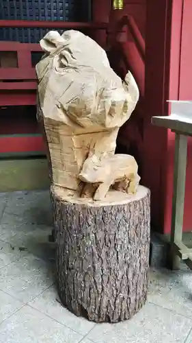 富士山東口本宮 冨士浅間神社の狛犬