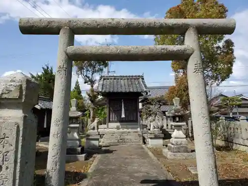 神明神社の鳥居