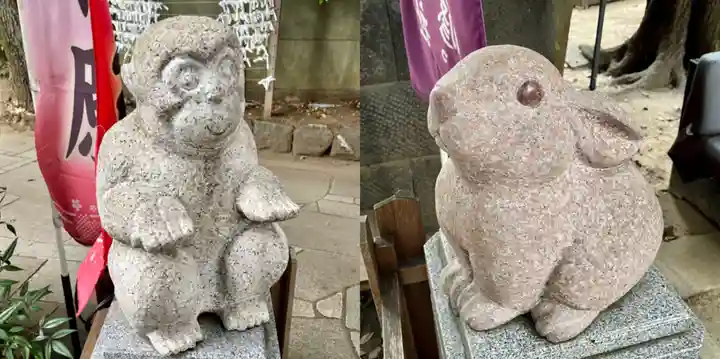 戸越八幡神社の像