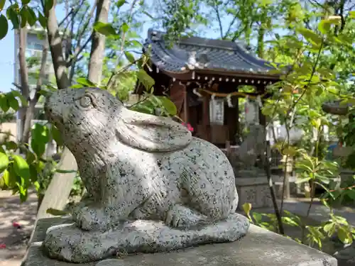 豊崎神社の狛犬