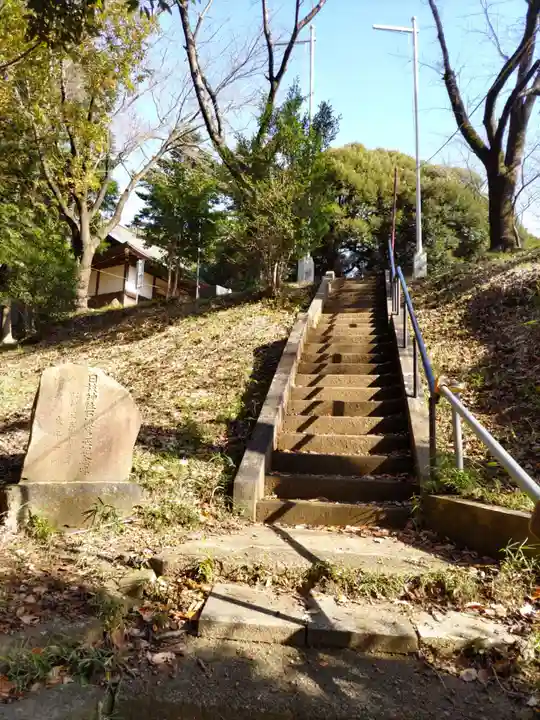 越野日枝神社の庭園