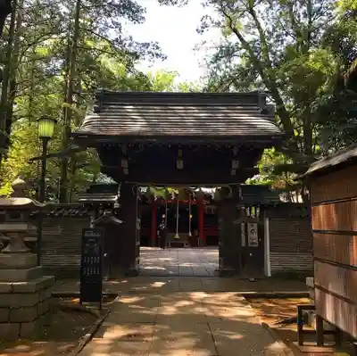 赤坂氷川神社の山門・神門