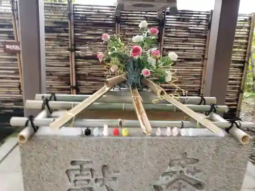 菟橋神社の手水舎