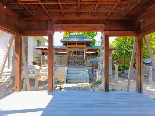 八幡社（阿原）の本殿・本堂