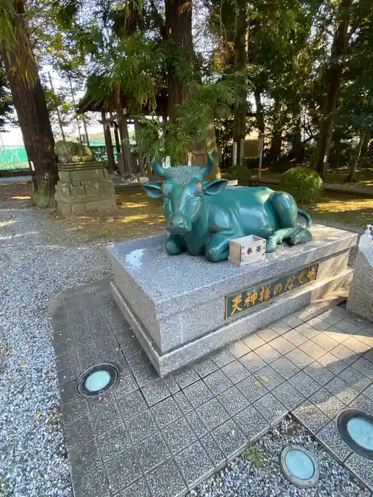 朝日森天満宮の狛犬