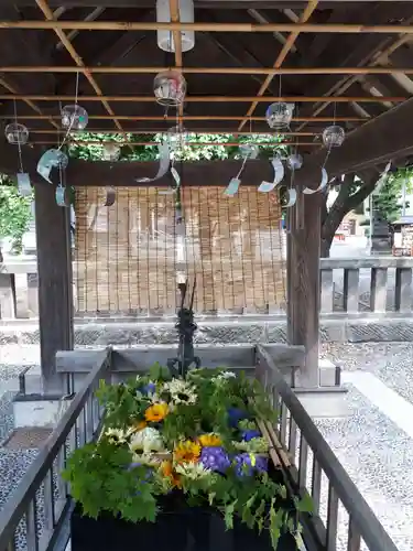 江南神社の手水舎