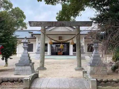 都波岐奈加等神社の鳥居