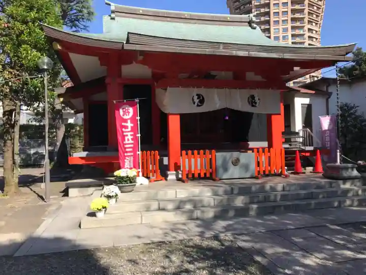 麻布氷川神社の本殿・本堂