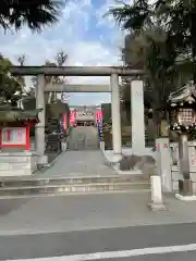 中野沼袋氷川神社の鳥居