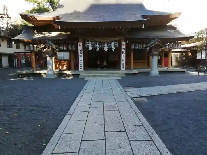 小梳神社の本殿・本堂