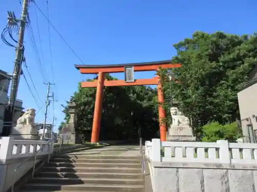 稲毛浅間神社の鳥居