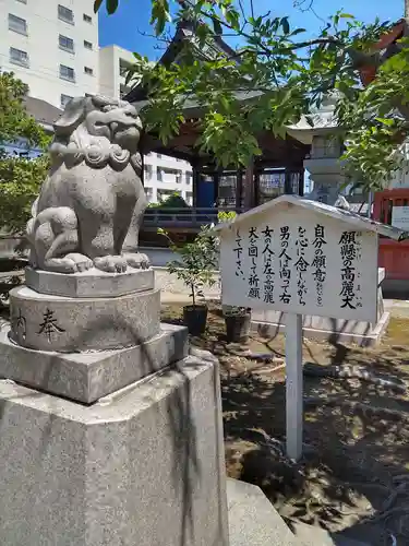 湊稲荷神社の狛犬