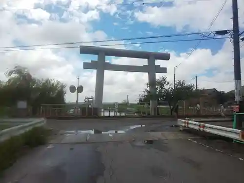 息栖神社の鳥居