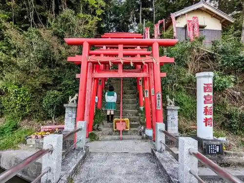 西宮稲荷の鳥居