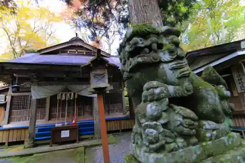 隠津島神社の狛犬